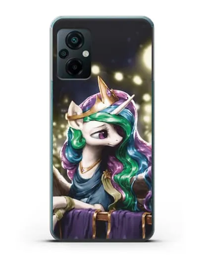 Чехол Май Литл Пони Принцесса Селестия силиконовый для Xiaomi Poco M5