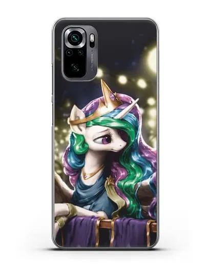 Чехол Май Литл Пони Принцесса Селестия силиконовый для Xiaomi Poco M5s