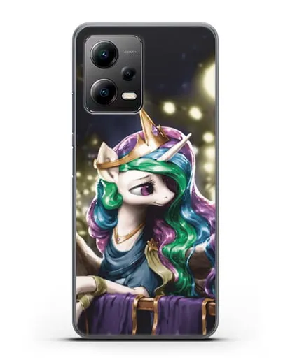 Чехол Май Литл Пони Принцесса Селестия силиконовый для Xiaomi Poco X5