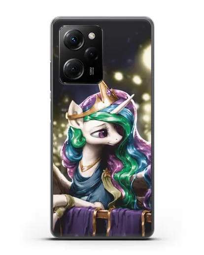Чехол Май Литл Пони Принцесса Селестия силиконовый для Xiaomi Poco X5 Pro