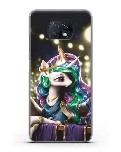 Чехол Май Литл Пони Принцесса Селестия силиконовый для Xiaomi Redmi Note 9T