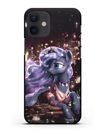 Чехол Май Литл Пони Принцесса Луна силиконовый для iPhone 12 mini