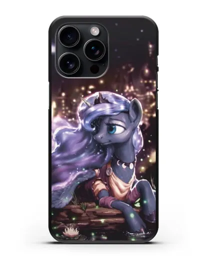 Чехол Май Литл Пони Принцесса Луна силиконовый для iPhone 15 Pro Max