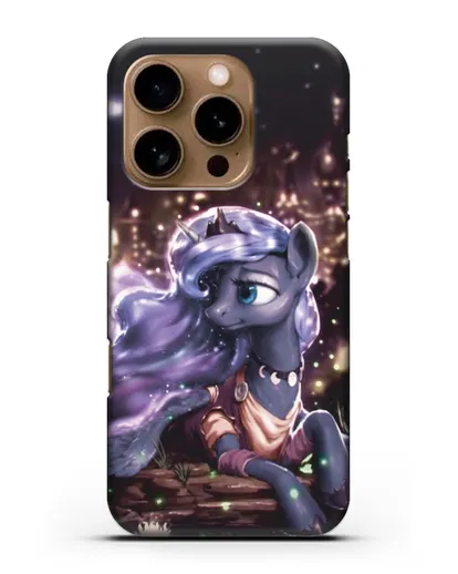 Чехол Май Литл Пони Принцесса Луна силиконовый для iPhone 16 Pro