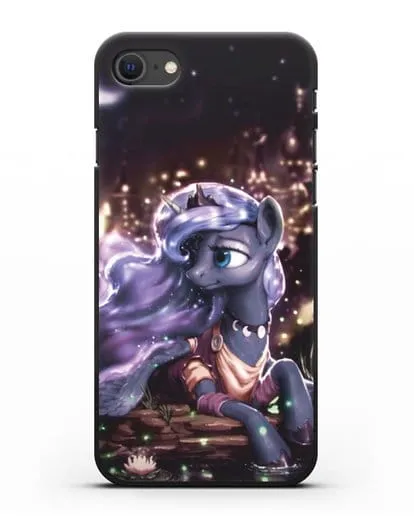 Чехол Май Литл Пони Принцесса Луна силиконовый для iPhone SE 2020