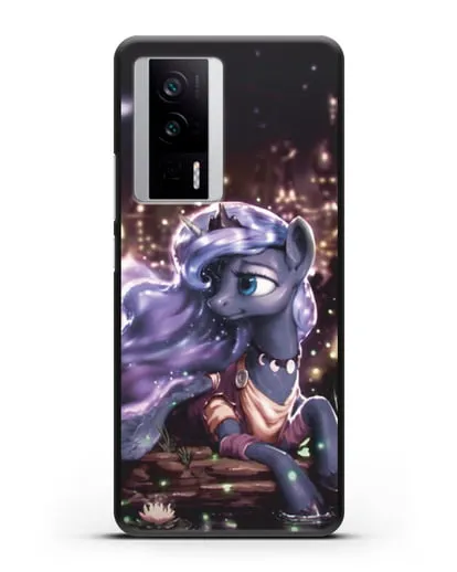 Чехол Май Литл Пони Принцесса Луна силиконовый для Xiaomi Poco F5 Pro