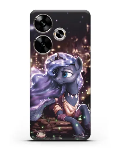 Чехол Май Литл Пони Принцесса Луна силиконовый для Xiaomi Poco F6