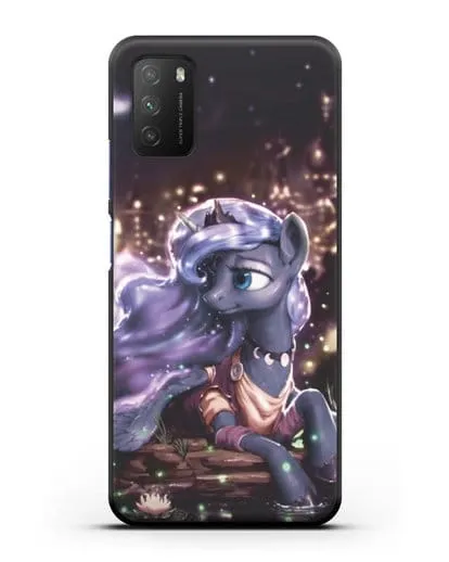 Чехол Май Литл Пони Принцесса Луна силиконовый для Xiaomi Poco M3
