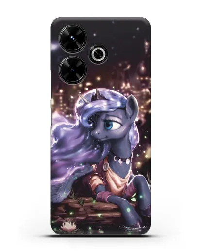 Чехол Май Литл Пони Принцесса Луна силиконовый для Xiaomi Poco M6