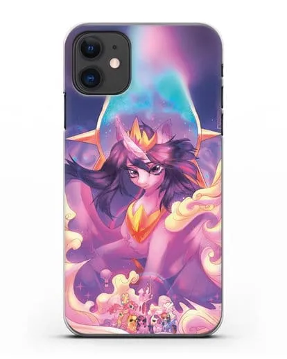 Чехол Май Литл Пони Принцесса Сумеречная Искорка силиконовый для iPhone 11