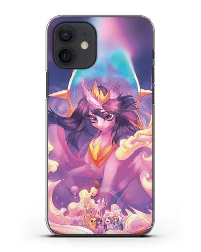 Чехол Май Литл Пони Принцесса Сумеречная Искорка силиконовый для iPhone 12