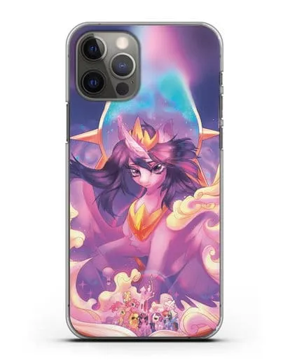 Чехол Май Литл Пони Принцесса Сумеречная Искорка силиконовый для iPhone 12 Pro