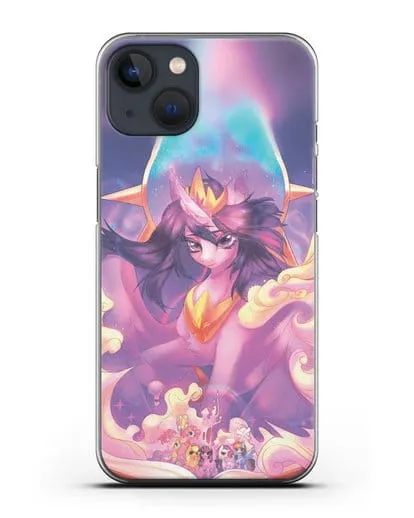 Чехол Май Литл Пони Принцесса Сумеречная Искорка силиконовый для iPhone 13
