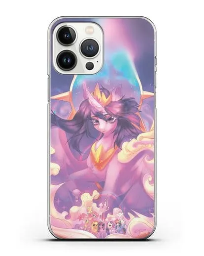 Чехол Май Литл Пони Принцесса Сумеречная Искорка силиконовый для iPhone 13 Pro Max