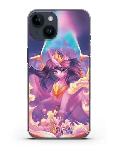 Чехол Май Литл Пони Принцесса Сумеречная Искорка силиконовый для iPhone 14