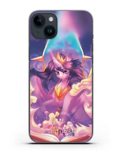 Чехол Май Литл Пони Принцесса Сумеречная Искорка силиконовый для iPhone 14 Plus