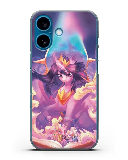 Чехол Май Литл Пони Принцесса Сумеречная Искорка силиконовый для iPhone 16