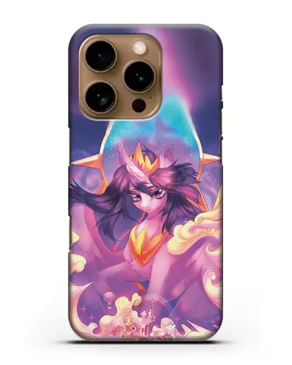 Чехол Май Литл Пони Принцесса Сумеречная Искорка силиконовый для iPhone 16 Pro
