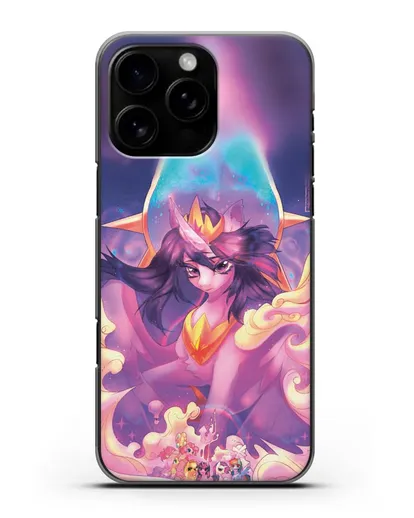 Чехол Май Литл Пони Принцесса Сумеречная Искорка силиконовый для iPhone 16 Pro Max