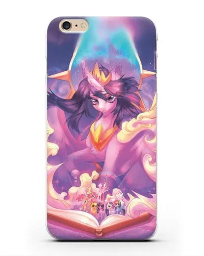 Чехол Май Литл Пони Принцесса Сумеречная Искорка силиконовый для iPhone 6s Plus