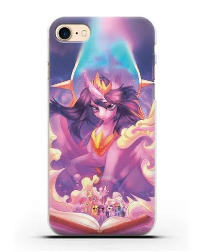 Чехол Май Литл Пони Принцесса Сумеречная Искорка силиконовый для iPhone 7
