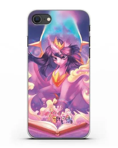 Чехол Май Литл Пони Принцесса Сумеречная Искорка силиконовый для iPhone SE 2020