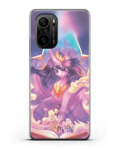 Чехол Май Литл Пони Принцесса Сумеречная Искорка силиконовый для Xiaomi Poco F3 Pro