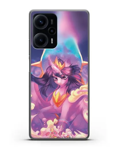 Чехол Май Литл Пони Принцесса Сумеречная Искорка силиконовый для Xiaomi Poco F5