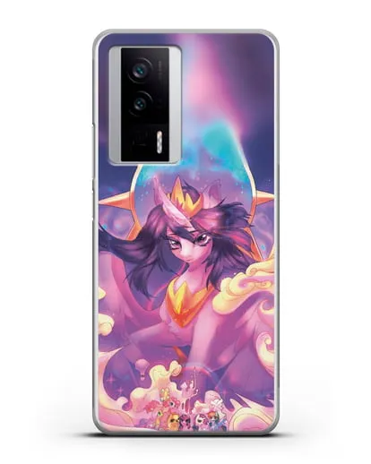 Чехол Май Литл Пони Принцесса Сумеречная Искорка силиконовый для Xiaomi Poco F5 Pro