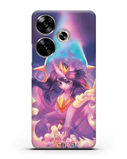 Чехол Май Литл Пони Принцесса Сумеречная Искорка силиконовый для Xiaomi Poco F6