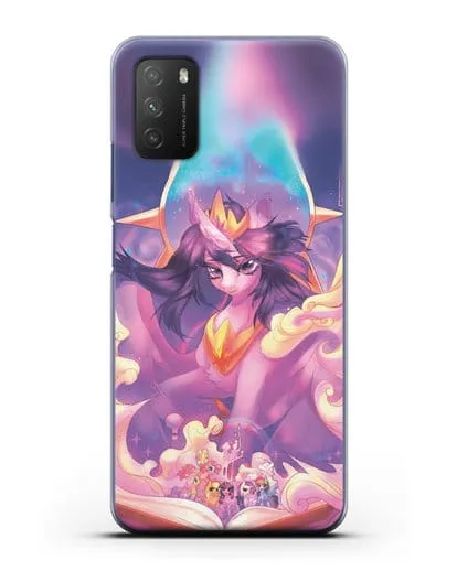 Чехол Май Литл Пони Принцесса Сумеречная Искорка силиконовый для Xiaomi Poco M3