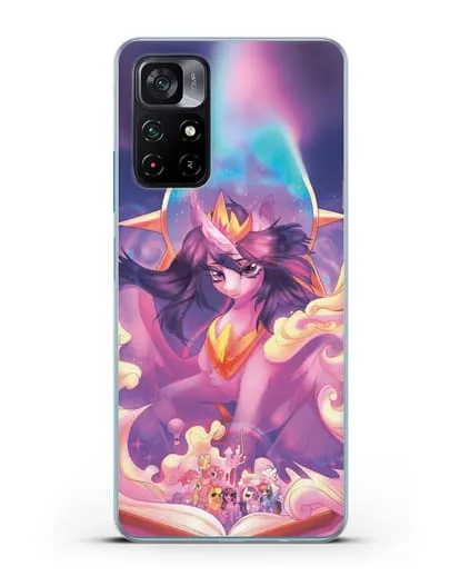 Чехол Май Литл Пони Принцесса Сумеречная Искорка силиконовый для Xiaomi Poco M4 Pro 5G