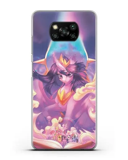 Чехол Май Литл Пони Принцесса Сумеречная Искорка силиконовый для Xiaomi Poco X3