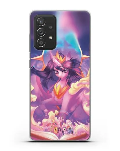 Чехол Май Литл Пони Принцесса Сумеречная Искорка силиконовый для Samsung Galaxy A53