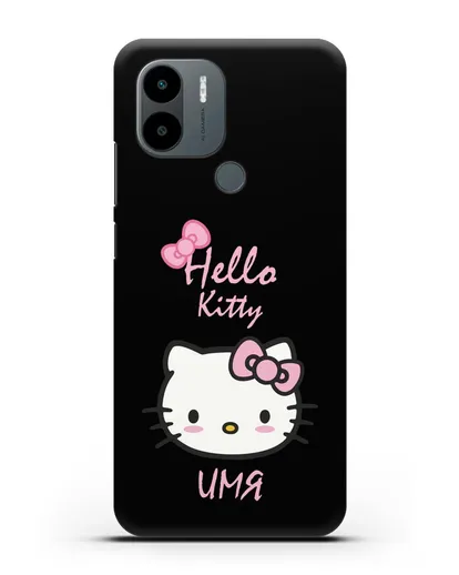 Именной чехол Hello Kitty силиконовый для Xiaomi Poco C51