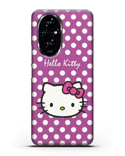 Чехол с паттерном Hello Kitty силиконовый для Honor 200