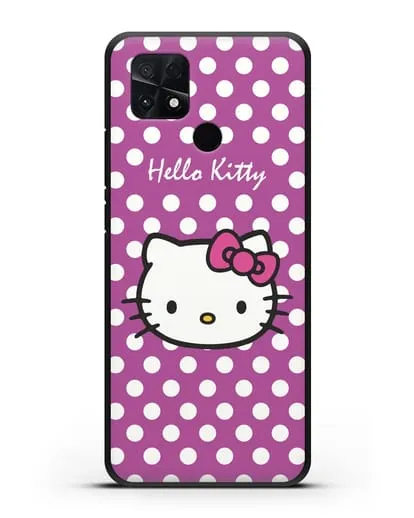 Чехол с паттерном Hello Kitty силиконовый для Xiaomi Poco C40