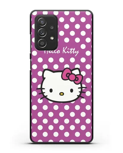Чехол с паттерном Hello Kitty силиконовый для Samsung Galaxy A53