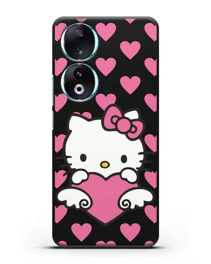 Чехол с принтом Хелло Китти силиконовый для Honor 90