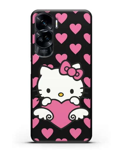 Чехол с принтом Хелло Китти силиконовый для Honor 90 Lite