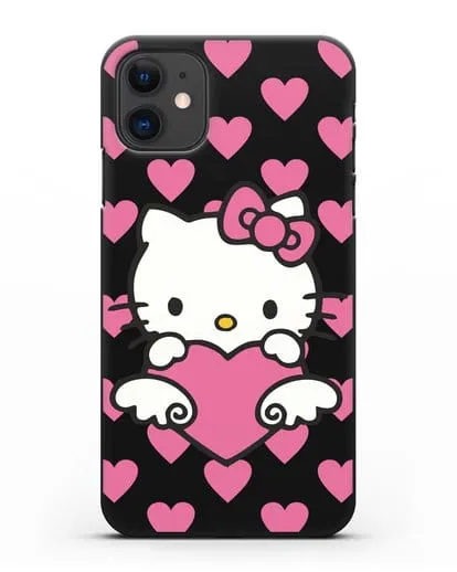 Чехол с принтом Хелло Китти силиконовый для iPhone 11