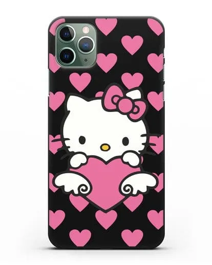 Чехол с принтом Хелло Китти силиконовый для iPhone 11 Pro