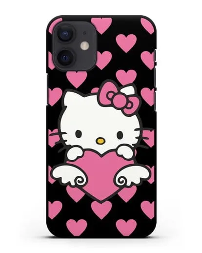 Чехол с принтом Хелло Китти силиконовый для iPhone 12 mini