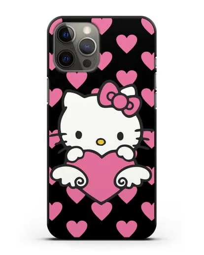 Чехол с принтом Хелло Китти силиконовый для iPhone 12 Pro Max