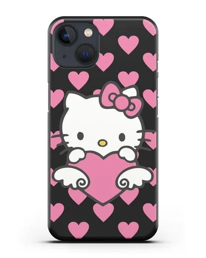 Чехол с принтом Хелло Китти силиконовый для iPhone 13 Mini