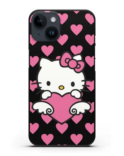 Чехол с принтом Хелло Китти силиконовый для iPhone 14