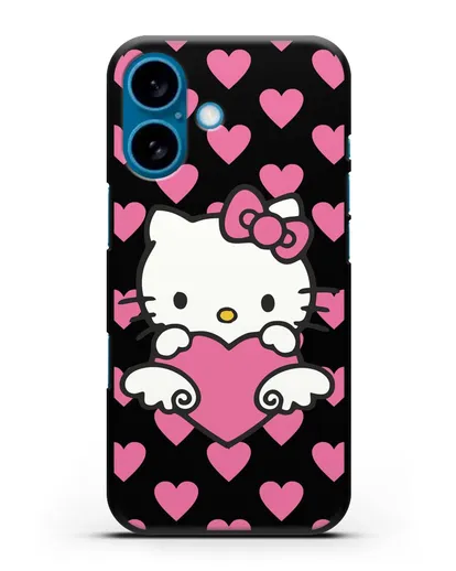 Чехол с принтом Хелло Китти силиконовый для iPhone 16