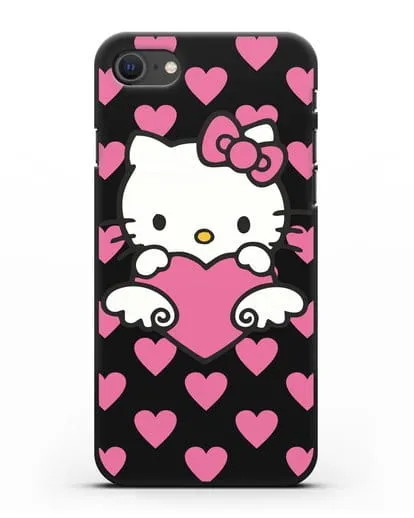 Чехол с принтом Хелло Китти силиконовый для iPhone SE 2020