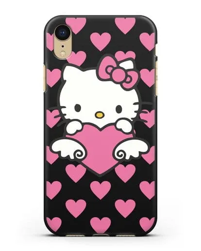 Чехол с принтом Хелло Китти силиконовый для iPhone XR