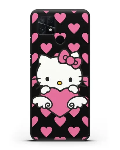 Чехол с принтом Хелло Китти силиконовый для Xiaomi Poco C40